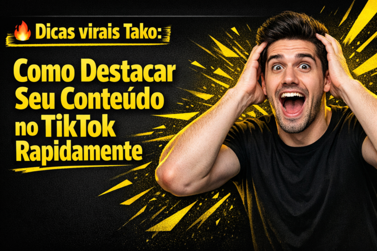 Dicas virais Tako: Como Destacar Seu Conteúdo no TikTok Rapidamente
