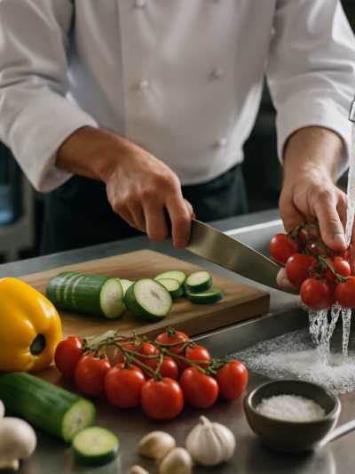 Lavadora semi-automática facilita rotina na cozinha profissional