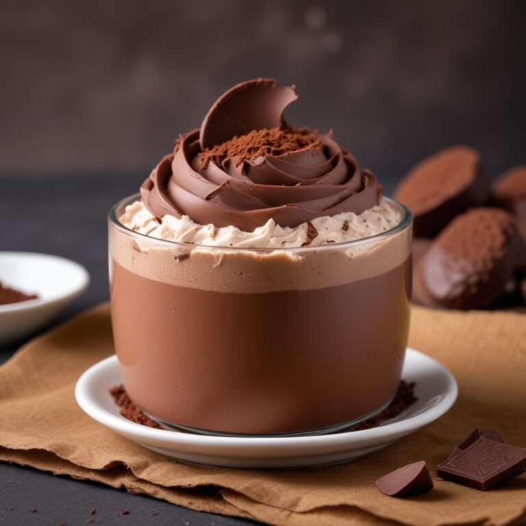 Mousse Prático de Chocolate Cremoso em 30min