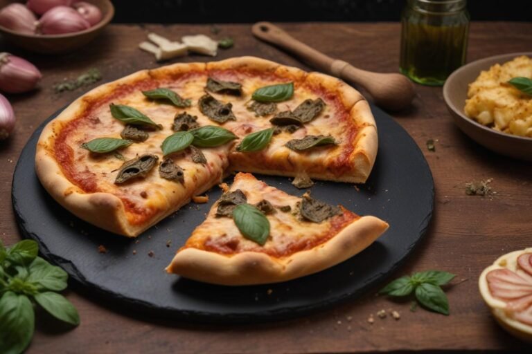 pizza de panela com queijo derretido e bordas douradas crocantes servida direto na panela de ferro