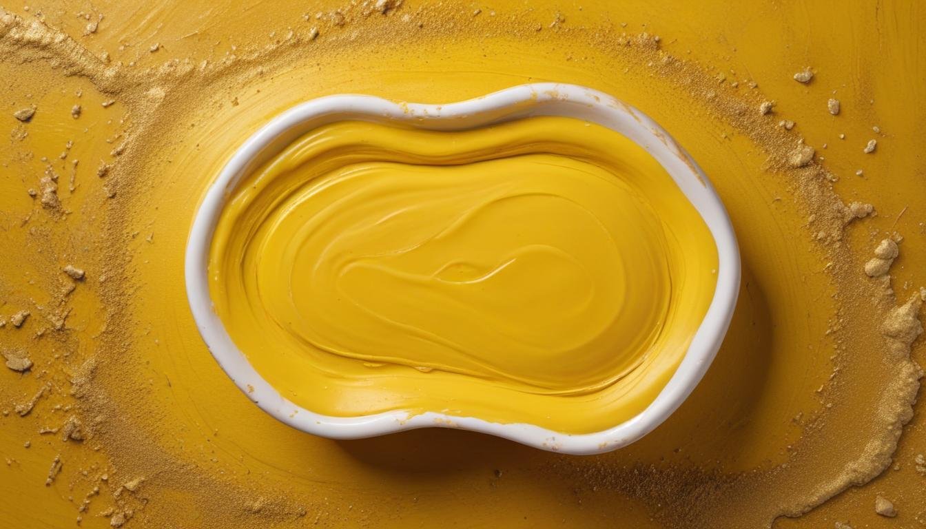 Fatia de bolo de fubá caipira com erva-doce em prato branco, textura fofa e dourada