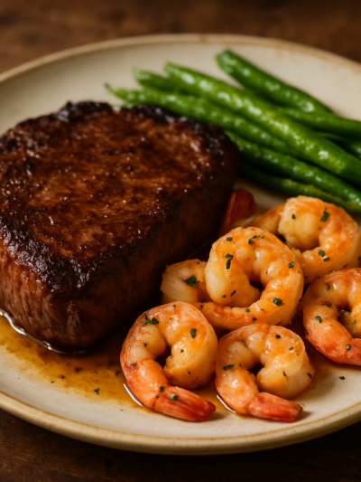 camarão sem açúcar para jantar salteado ao alho e limão em frigideira de ferro com salsinha fresca