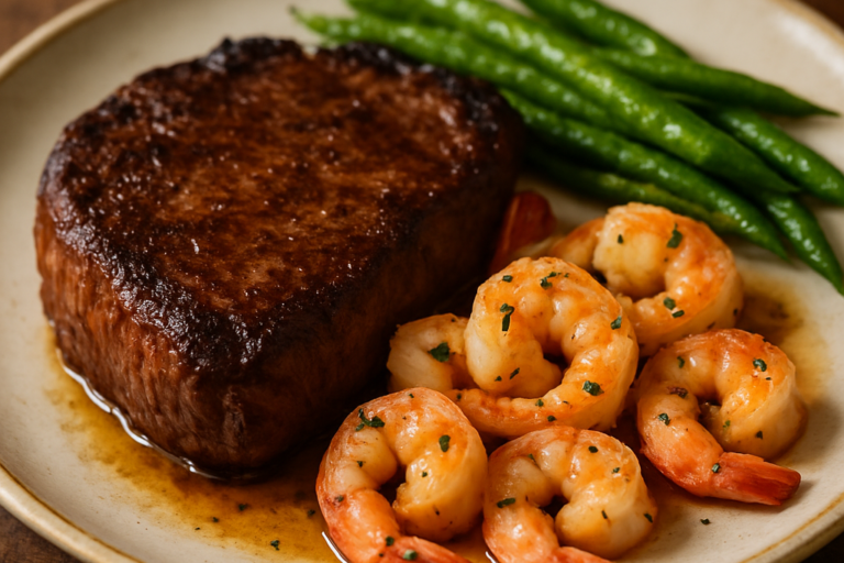 camarão sem açúcar para jantar salteado ao alho e limão em frigideira de ferro com salsinha fresca