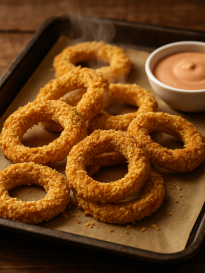 palito de cebola integral crocante assado com casquinha de aveia e farinha integral dourada