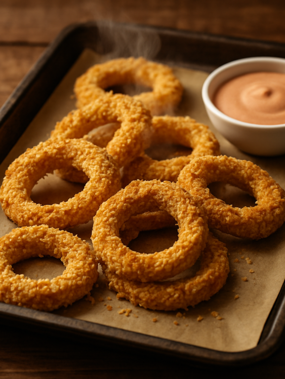 palito de cebola integral crocante assado com casquinha de aveia e farinha integral dourada