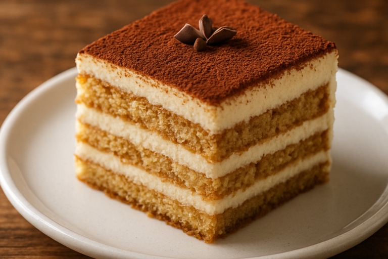 Mousse de frutas gelada cremosa servida em taça de vidro com decoração de laranja e hortelã