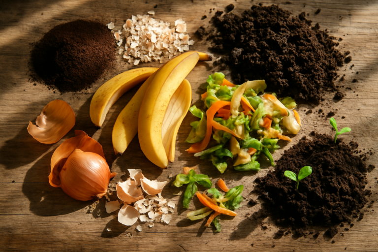 10 ingredientes da cozinha que viram adubo natural para hortas