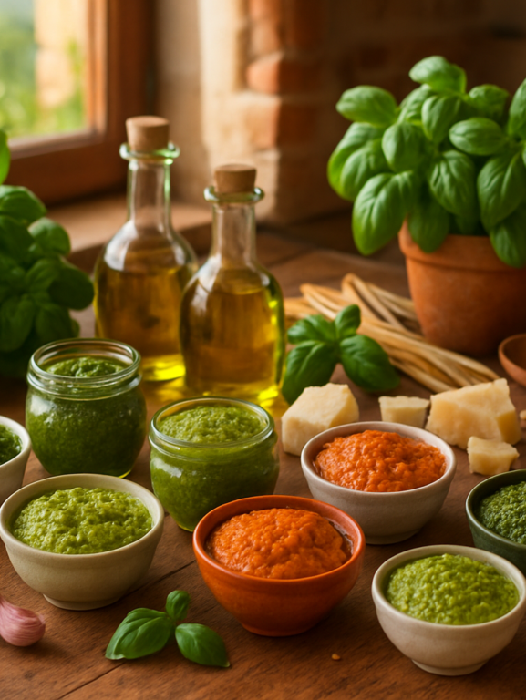 8 receitas de pesto que vão te fazer se sentir na Itália