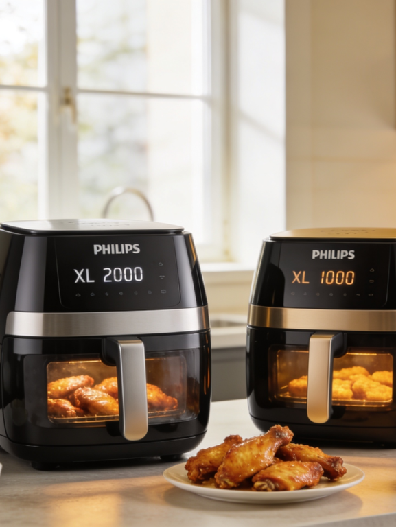 Air Fryers Philips Walita XL 2000 vs 1000: Qual Escolher em 2026?