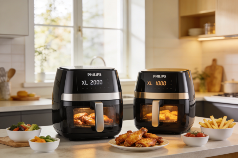 Air Fryers Philips Walita XL 2000 vs 1000: Qual Escolher em 2026?