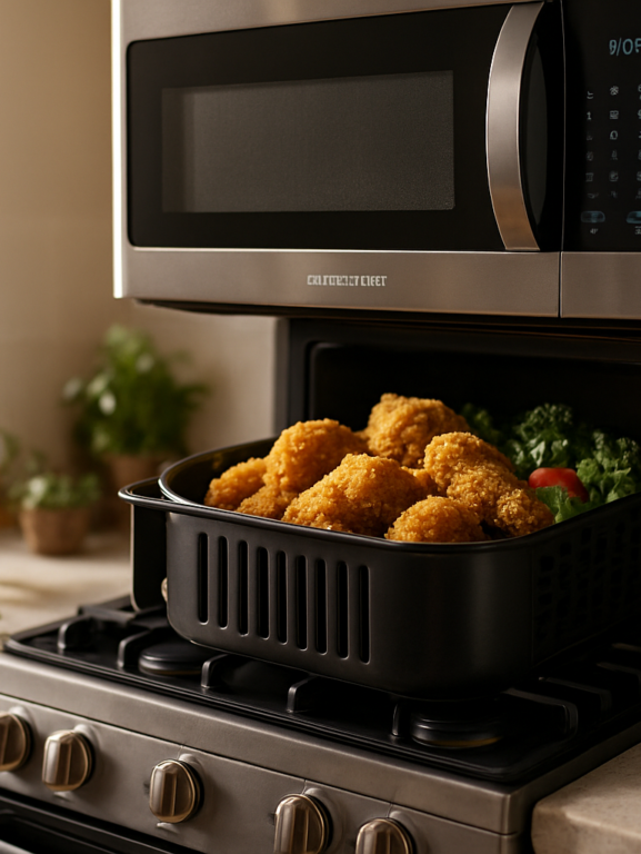 Brastemp lança fogão e micro-ondas com air fryer integrada