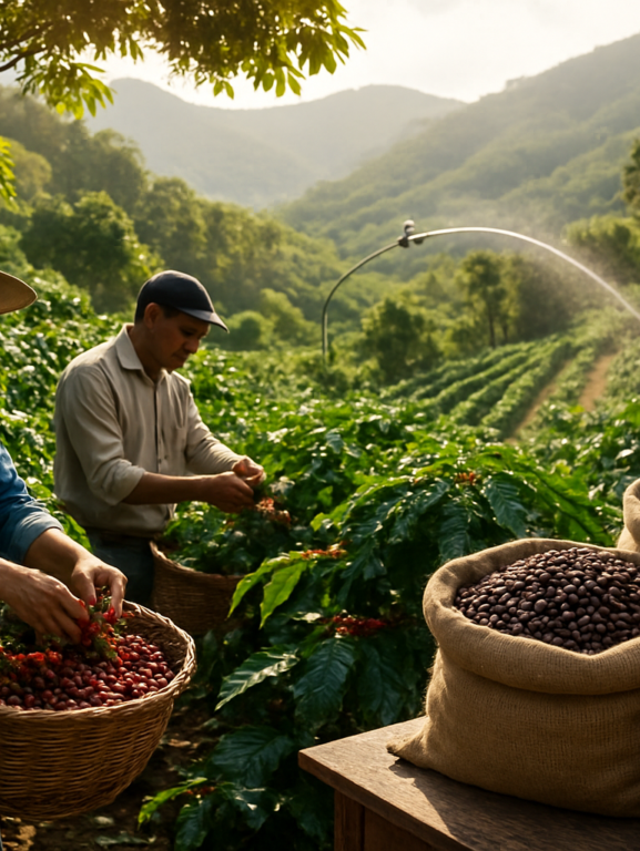 Cooperativas de café se adaptam às mudanças climáticas em 2026