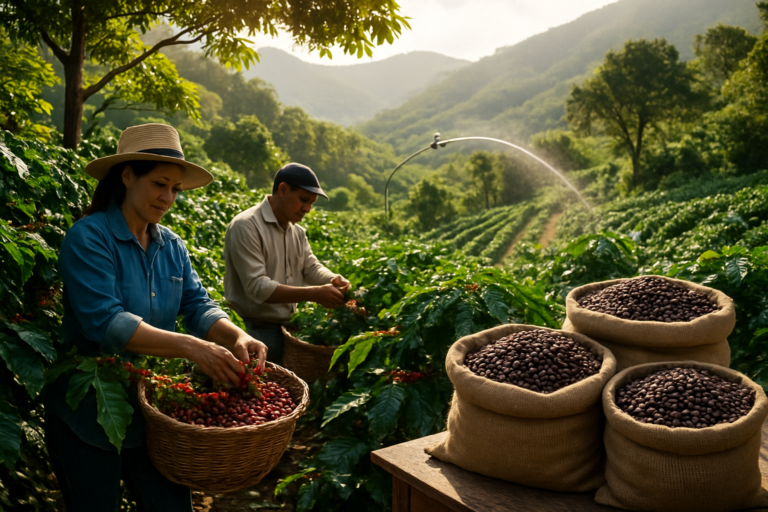 Cooperativas de café se adaptam às mudanças climáticas em 2026