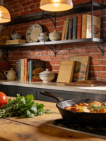 Cozinha americana: tijolinhos renovam decoração em 2026