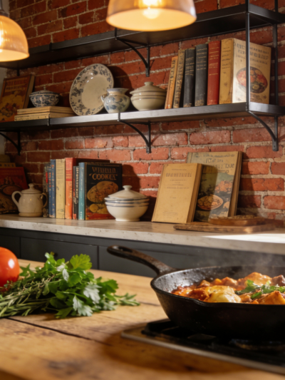 Cozinha americana: tijolinhos renovam decoração em 2026