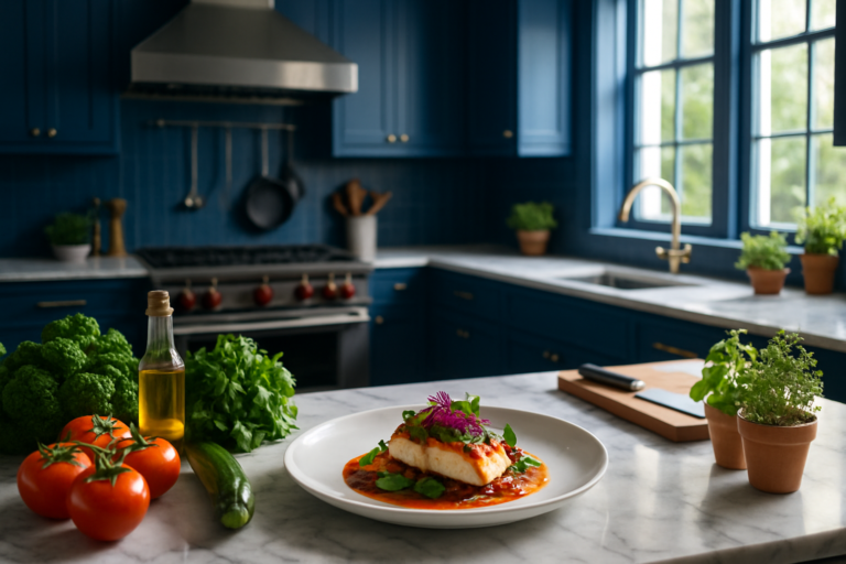 Cozinha azul: como a cor transforma ambientes gastronômicos