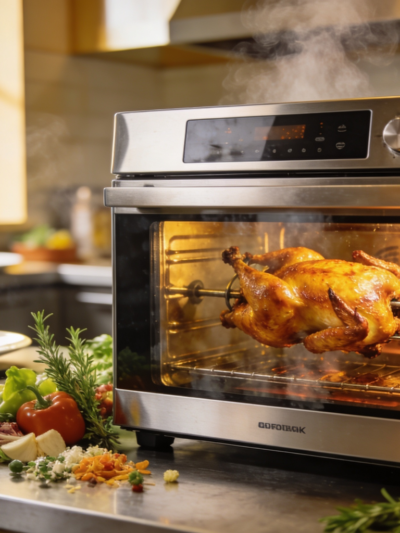 Forno elétrico com espeto giratório: 5 opções para 2026