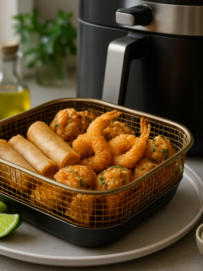 Guia AirFryer 2026: Aperitivos Crocantes em 6 Passos