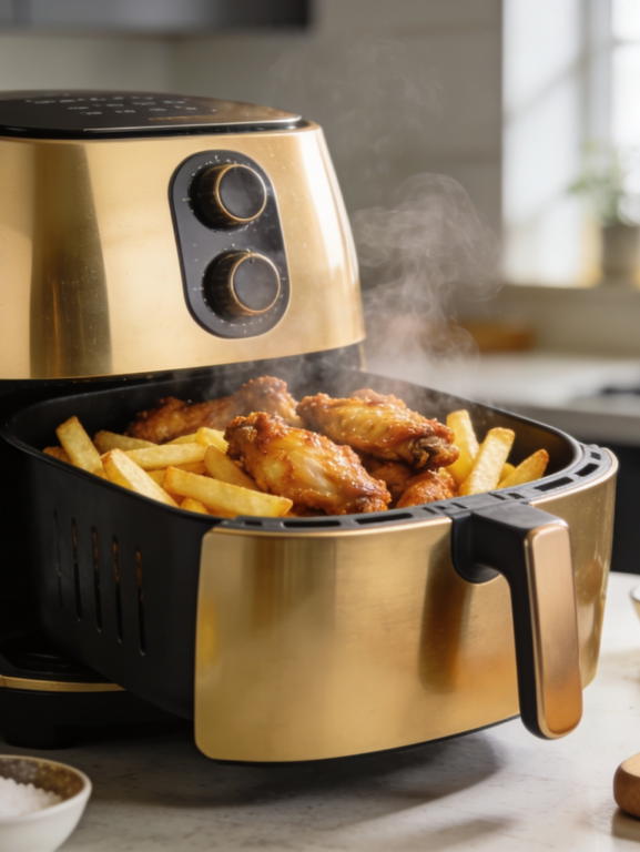 História da airfryer: origem em canil de madeira surpreende