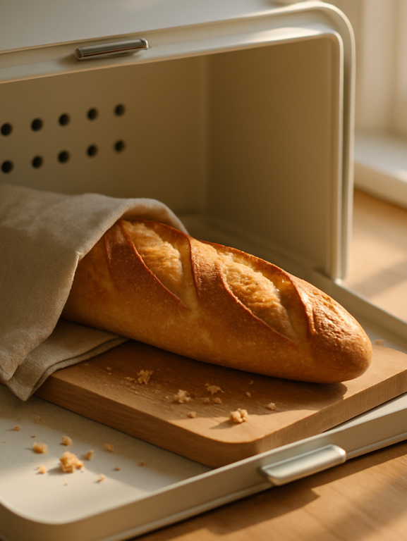 Melhor forma de guardar pão francês não é geladeira nem bancada