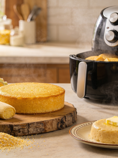 Milho na Airfryer: bolo de fubá e pamonha conquistam 2026