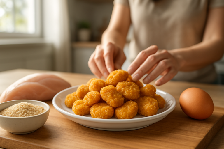 Nuggets de 3 ingredientes na airfryer conquistam mães em 2026