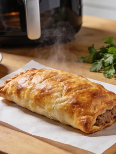 Pastel de carne na AirFryer: técnica garante crocância em 2026