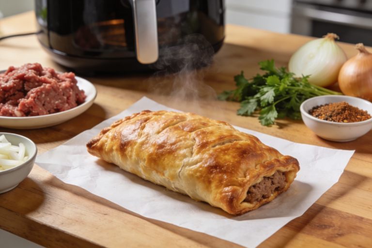 Pastel de carne na AirFryer: técnica garante crocância em 2026