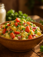 Salada de batata ganha protagonismo nas mesas brasileiras