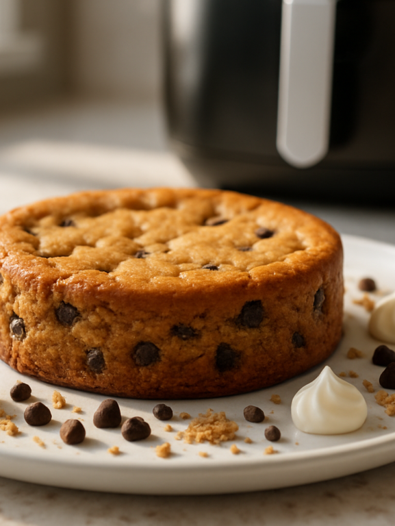 Torta cookie na airfryer vira febre em 2026 com aval de Fogaça