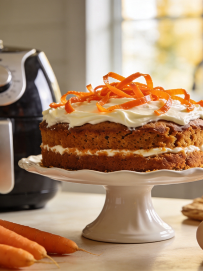 Bolo de cenoura na AirFryer: receita sem forno ganha força em 2026