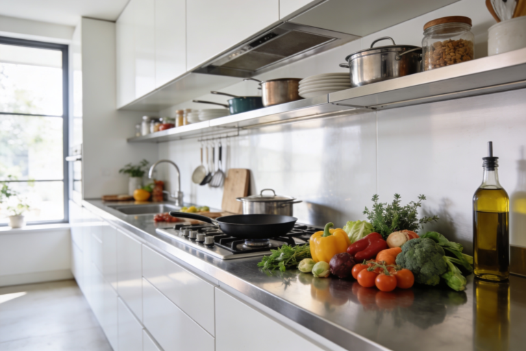 Cozinha linear: 13 inspirações práticas para 2026