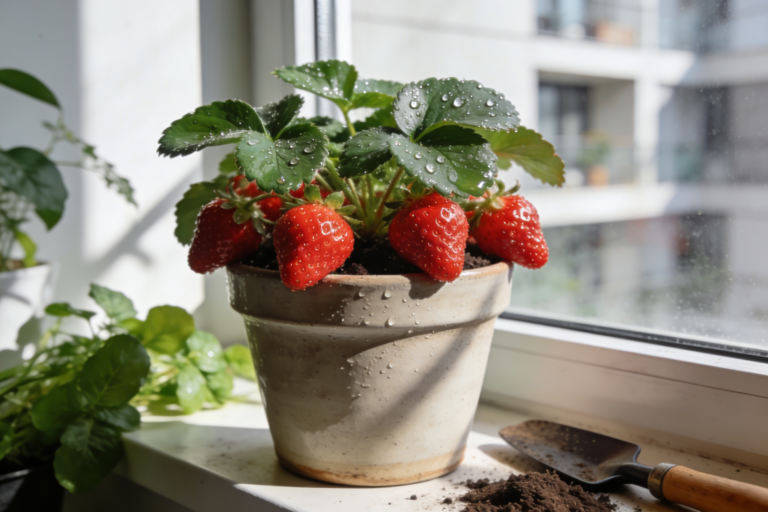 Morango em vaso: fruta rica em antioxidantes cresce em apartamentos